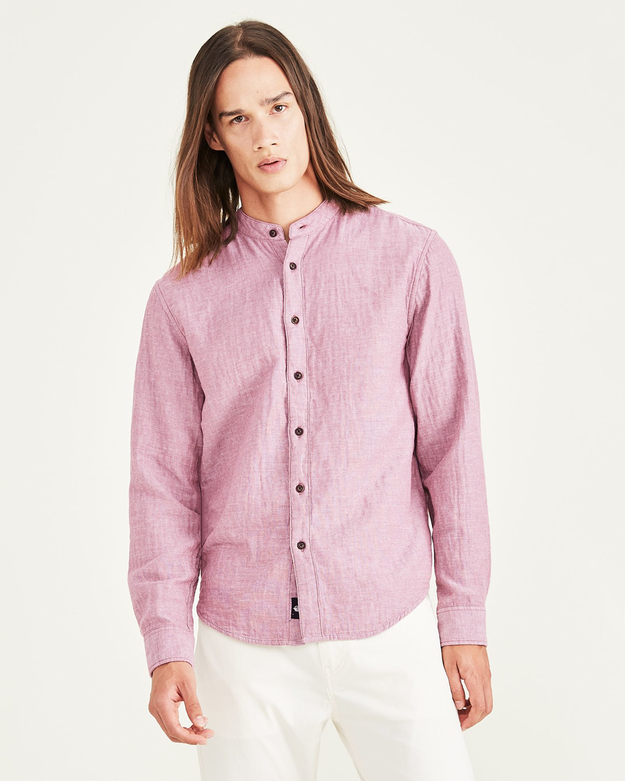 (image for) Gorgeous Band Collar Shirt, Regular Fit